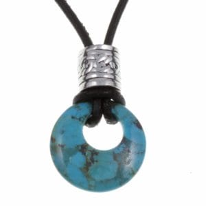 Turquoise circlet pendant