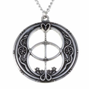 Chalice Well pendant on curb chain