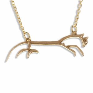 Uffington white horse necklace