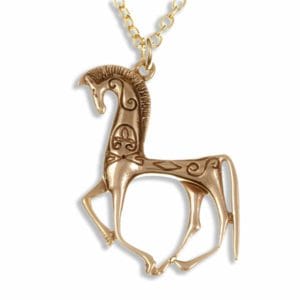 Greek horse pendant