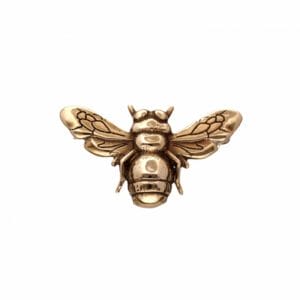 Bee brooch bronze