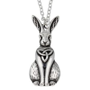 Celtic hare pendant