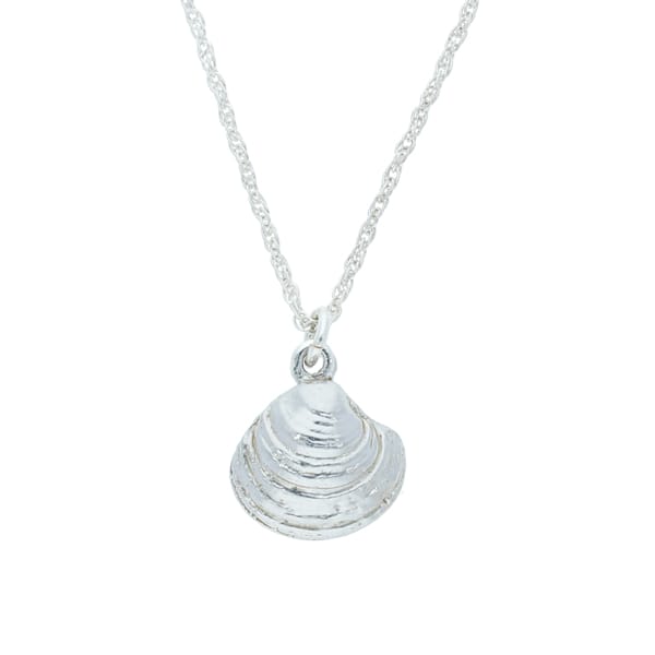 Silver Godrevy Clam pendant