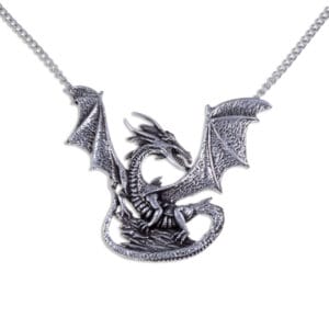 Rock dragon pendant