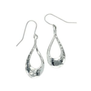 Oval wave earrings