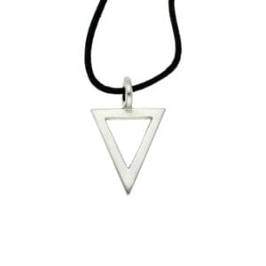 Small pewter arrowhead pendant