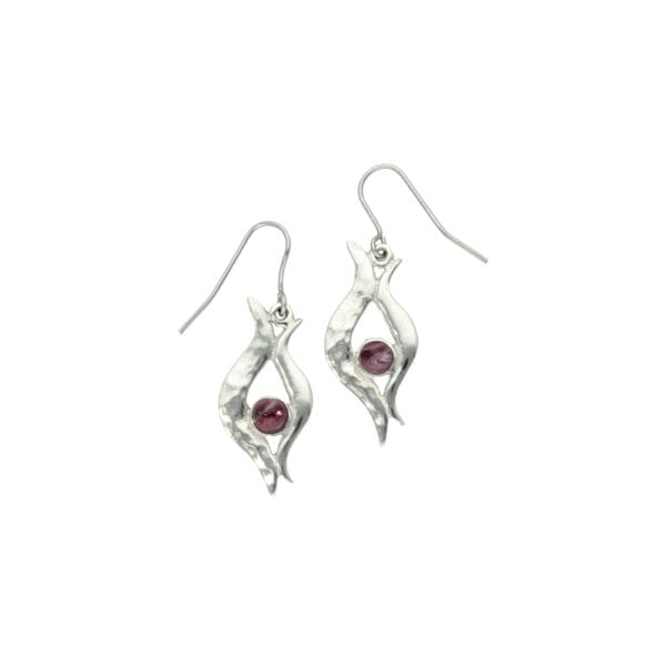 wave drop earrings