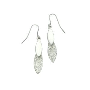 Double teardrop earrings